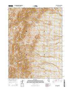 The Buttes 2014 topographic map thumbnail