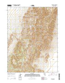 The Cedars 2014 topographic map thumbnail