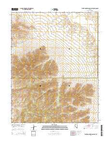 Timber Mountain Pass East 2014 topographic map thumbnail