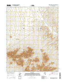 Timber Mountain Pass NW 2014 topographic map thumbnail