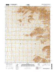Timber Mountain Pass West 2014 topographic map thumbnail