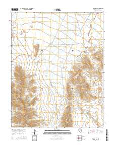 Toquop Gap 2014 topographic map thumbnail