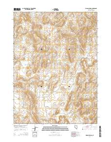 Wagon Springs 2014 topographic map thumbnail