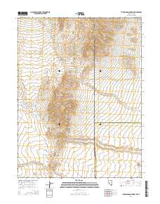 Tin Springs Mountain 2014 topographic map thumbnail