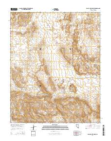 Valley of Fire West 2014 topographic map thumbnail