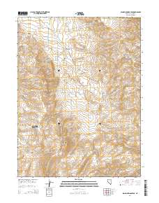 Spanish Springs Peak 2014 topographic map thumbnail