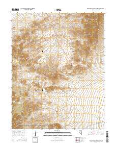 Tempiute Mountain South 2015 topographic map thumbnail