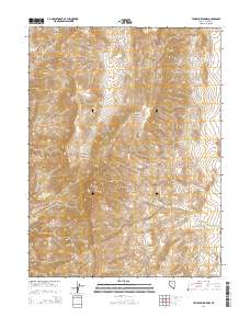 Tohakum Peak NW 2014 topographic map thumbnail