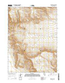 Thacker Pass 2015 topographic map thumbnail