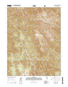 Toms Canyon 2014 topographic map thumbnail