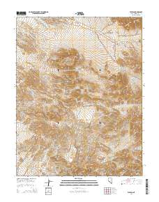 Weepah 2014 topographic map thumbnail