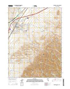 Winnemucca East 2014 topographic map thumbnail