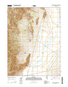 Silverado Mountain 2014 topographic map thumbnail