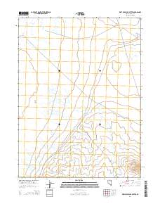 West of Delcer Buttes 2014 topographic map thumbnail