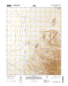Tempiute Mountain North 2014 topographic map thumbnail