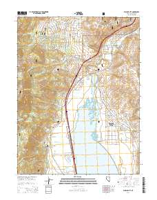 Washoe City 2014 topographic map thumbnail