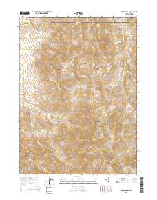 Trident Peak 2015 topographic map thumbnail