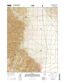 Silver Canyon 2014 topographic map thumbnail
