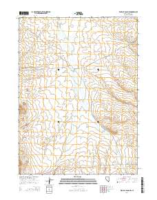 Wine Cup Ranch SE 2014 topographic map thumbnail
