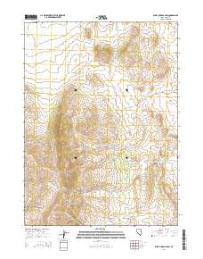 Wine Cup Ranch SW 2014 topographic map thumbnail