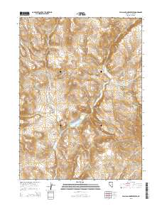 Wall Canyon Reservoir 2015 topographic map thumbnail