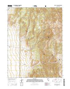 Wallace Canyon 2014 topographic map thumbnail