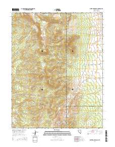 White Rock Peak 2014 topographic map thumbnail