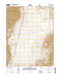 Whisky Flat 2014 topographic map thumbnail