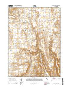 Yellow Hills West 2015 topographic map thumbnail