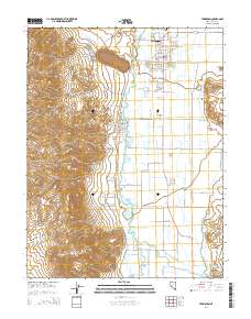 Yerington 2014 topographic map thumbnail