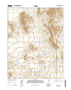 Yerington NE 2014 topographic map thumbnail