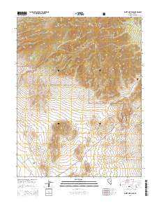 White Pine Peak 2014 topographic map thumbnail
