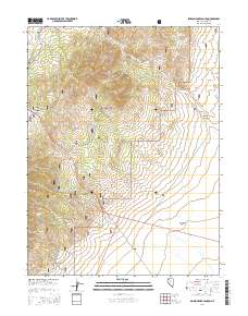 Simpson Park Canyon 2014 topographic map thumbnail