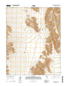 Arrow Canyon SW 2015 topographic map thumbnail