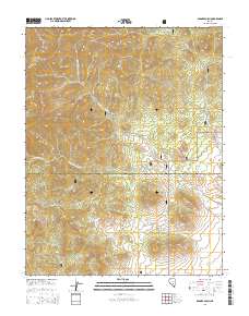 Badger Gulch 2014 topographic map thumbnail
