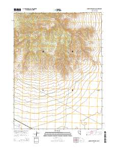 Snow Water Lake NE 2014 topographic map thumbnail