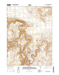 Rye Patch Canyon 2014 topographic map thumbnail