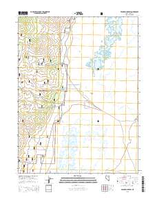 Franklin Lake SW 2015 topographic map thumbnail