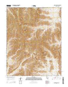 Moapa Peak NW 2014 topographic map thumbnail