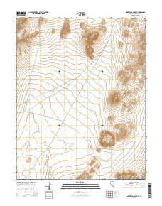 Montezuma Peak SE 2014 topographic map thumbnail