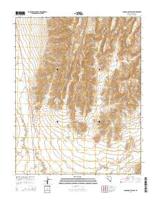 Pahranagat Wash 2014 topographic map thumbnail