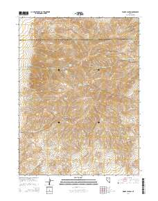 Woody Canyon 2014 topographic map thumbnail