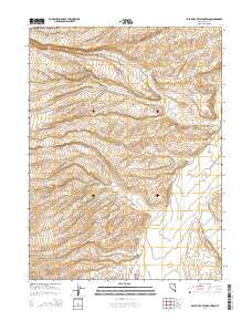 East of Bailey Mountain 2014 topographic map thumbnail