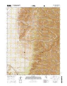 Troy Canyon 2014 topographic map thumbnail