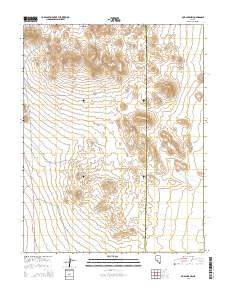 Mud Lake NW 2014 topographic map thumbnail