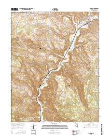 Caliente 2014 topographic map thumbnail