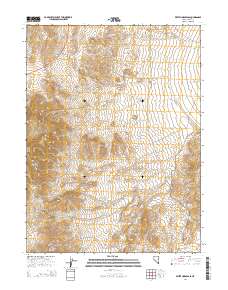 White Horse Pass 2014 topographic map thumbnail