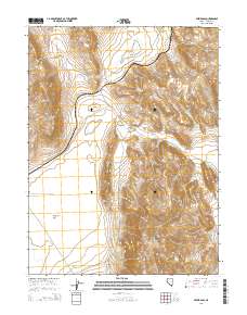Astor Pass 2014 topographic map thumbnail