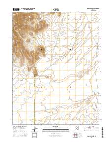 Bean Flat West 2014 topographic map thumbnail