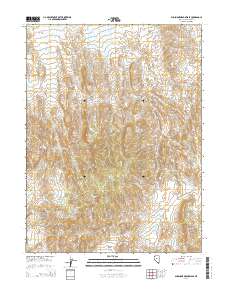 Shoshone Meadows SE 2014 topographic map thumbnail